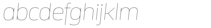 Miura Thin Italic FONT
