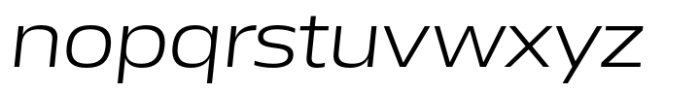 Miura Wide Book Italic Font LOWERCASE