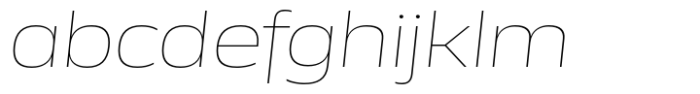 Miura Wide Extra Light Italic FONT