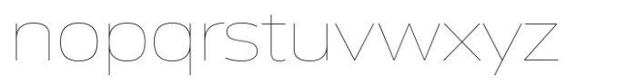 Miura Wide Thin Font LOWERCASE