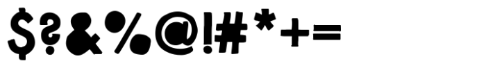 Mix Modern Punch Out Font OTHER CHARS