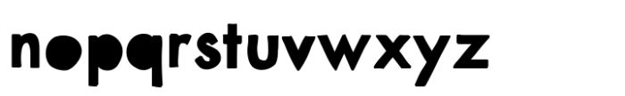 Mix Modern Punch Out Font LOWERCASE