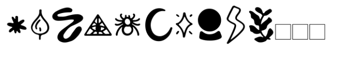 Mix Moonrise Mystic Dingbat FONT