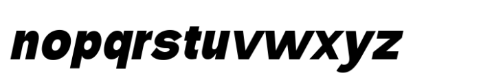 MixTina Black Oblique Font LOWERCASE