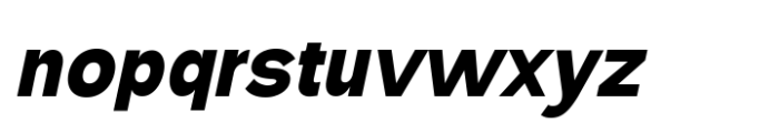 MixTina Extra Bold Oblique Font LOWERCASE