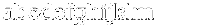 Mixera C Outline Regular FONT