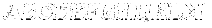 Mixera C Outline sl Bold Font UPPERCASE