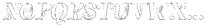Mixera C Outline sl Bold Font UPPERCASE