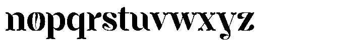 Mixera Clean Bold Condensed Font LOWERCASE