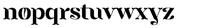 Mixera Clean Bold Font LOWERCASE