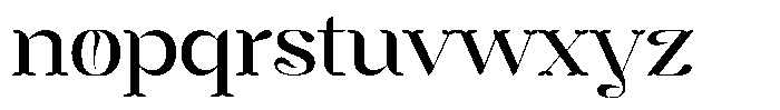 Mixera Clean Light Expanded Font LOWERCASE