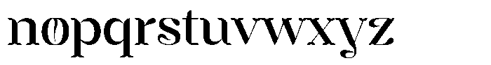Mixera Clean Regular Font LOWERCASE