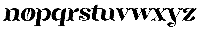 Mixera Clean Sl Bold Expanded Font LOWERCASE