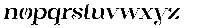 Mixera Clean Sl Expanded Font LOWERCASE