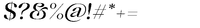 Mixera Clean Sl Light Expanded Font OTHER CHARS
