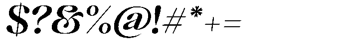 Mixera Clean Sl Medium Expanded Font OTHER CHARS