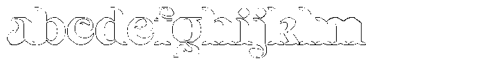 Mixera E Outline Bold FONT