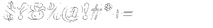 Mixera E Outline sl Bold Font OTHER CHARS