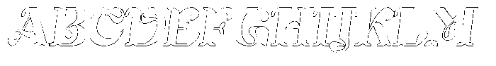 Mixera E Outline sl Bold Font UPPERCASE