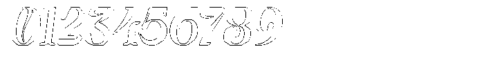 Mixera E Outline sl Regular Font OTHER CHARS