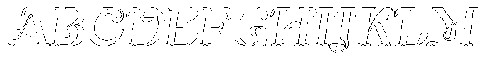 Mixera E Outline sl Regular Font UPPERCASE