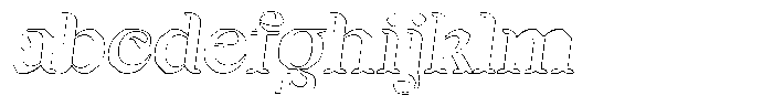 Mixera E Outline sl Regular FONT