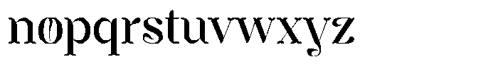 Mixera Edge Condensed Font LOWERCASE