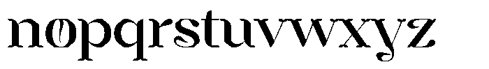 Mixera Edge Expanded Font LOWERCASE