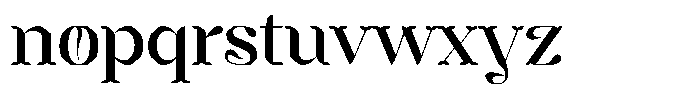 Mixera Edge Regular Font LOWERCASE