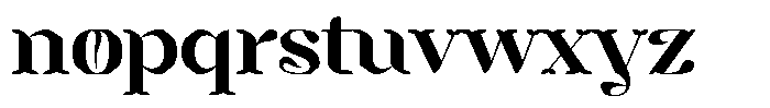 Mixera Edge Semi Bold Expanded Font LOWERCASE
