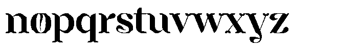 Mixera Edge Semi Bold Font LOWERCASE