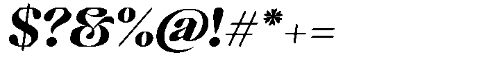 Mixera Edge Sl Bold Expanded Font OTHER CHARS