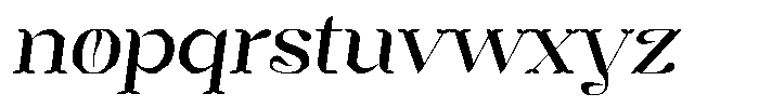 Mixera Edge Sl Light Expanded Font LOWERCASE