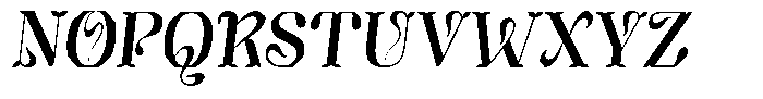 Mixera Edge Sl Medium Condensed Font UPPERCASE