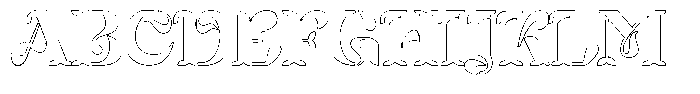 Mixera SC Outline Bold Font UPPERCASE