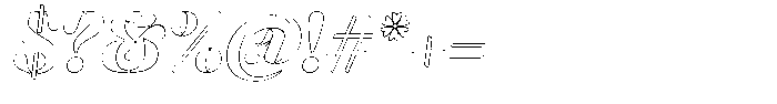Mixera SC Outline sl Bold Font OTHER CHARS