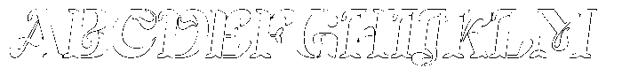 Mixera SC Outline sl Bold Font UPPERCASE