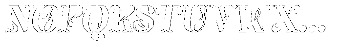 Mixera SC Outline sl Bold Font UPPERCASE