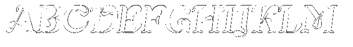 Mixera SC Outline sl Regular Font UPPERCASE