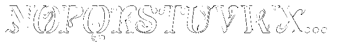 Mixera SC Outline sl Regular Font UPPERCASE