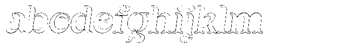 Mixera SC Outline sl Regular FONT