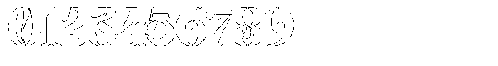 Mixera SE Outline Bold Font OTHER CHARS