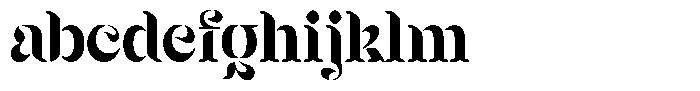 Mixera Stencil C Bold Condensed FONT
