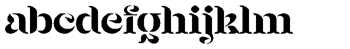 Mixera Stencil C Bold Expanded FONT