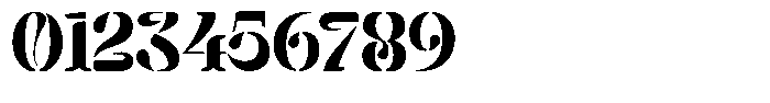 Mixera Stencil C Bold Font OTHER CHARS