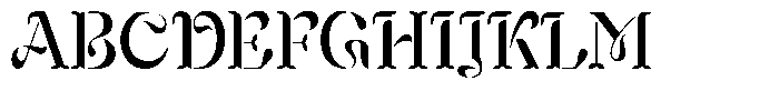 Mixera Stencil C Condensed Font UPPERCASE