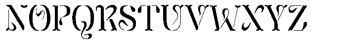 Mixera Stencil C Light Condensed Font UPPERCASE