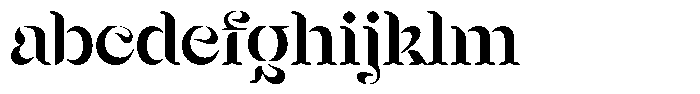 Mixera Stencil C Medium FONT