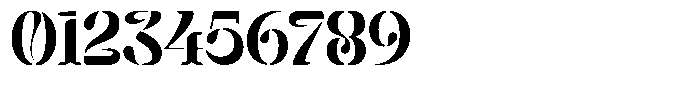 Mixera Stencil C Semi Bold Font OTHER CHARS