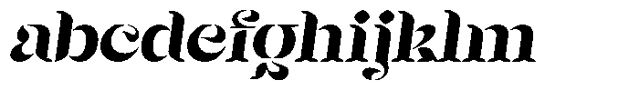Mixera Stencil C Sl Bold Expanded FONT